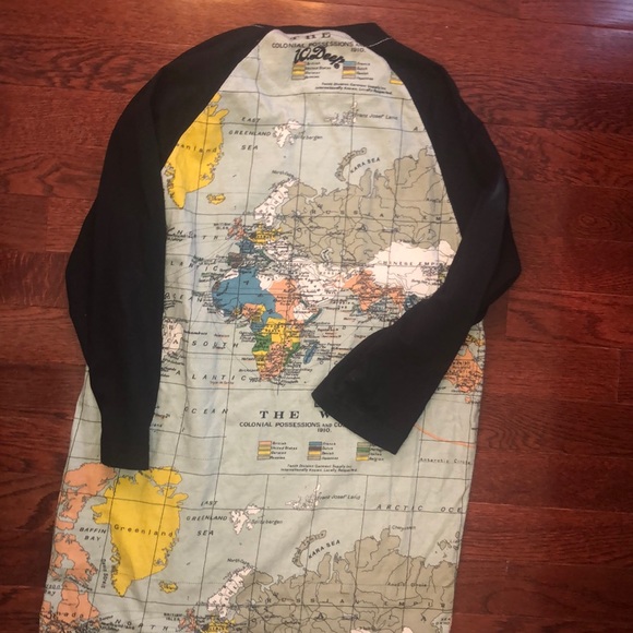 10 Deep Map Baseball Tee - Picture 3 of 3